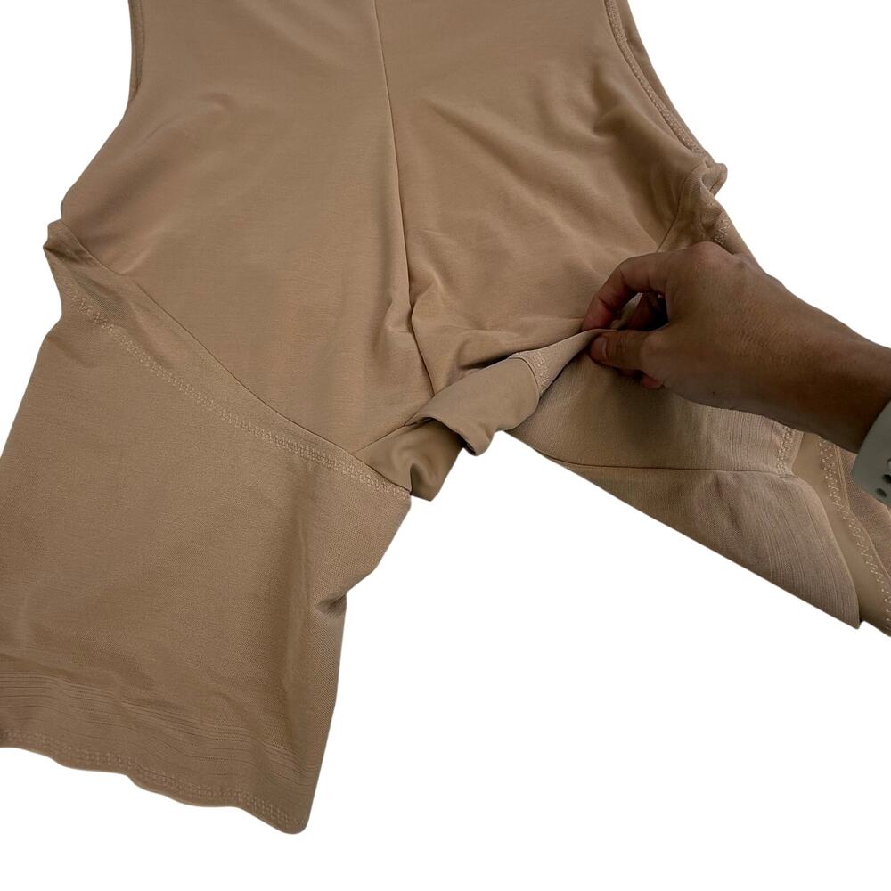 Honeylove SuperPower Mid Thigh Bodysuit Shapewear Nude XL - Picture 10 of 15